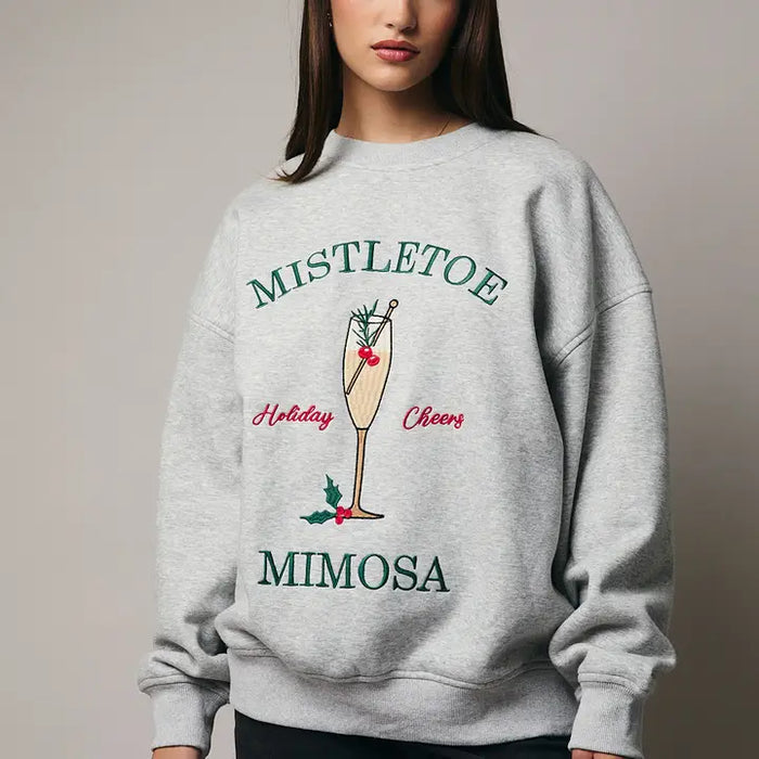 The Mistletoe Mimosa Sweatshirt