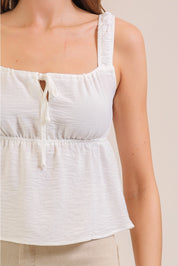 Gentle Flow White Tank
