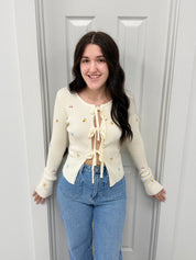 The Bloom Tie Cardigan