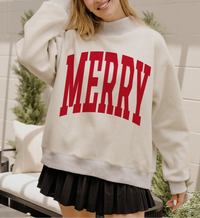 Merry Reversible Mock Neck Sweatshirt