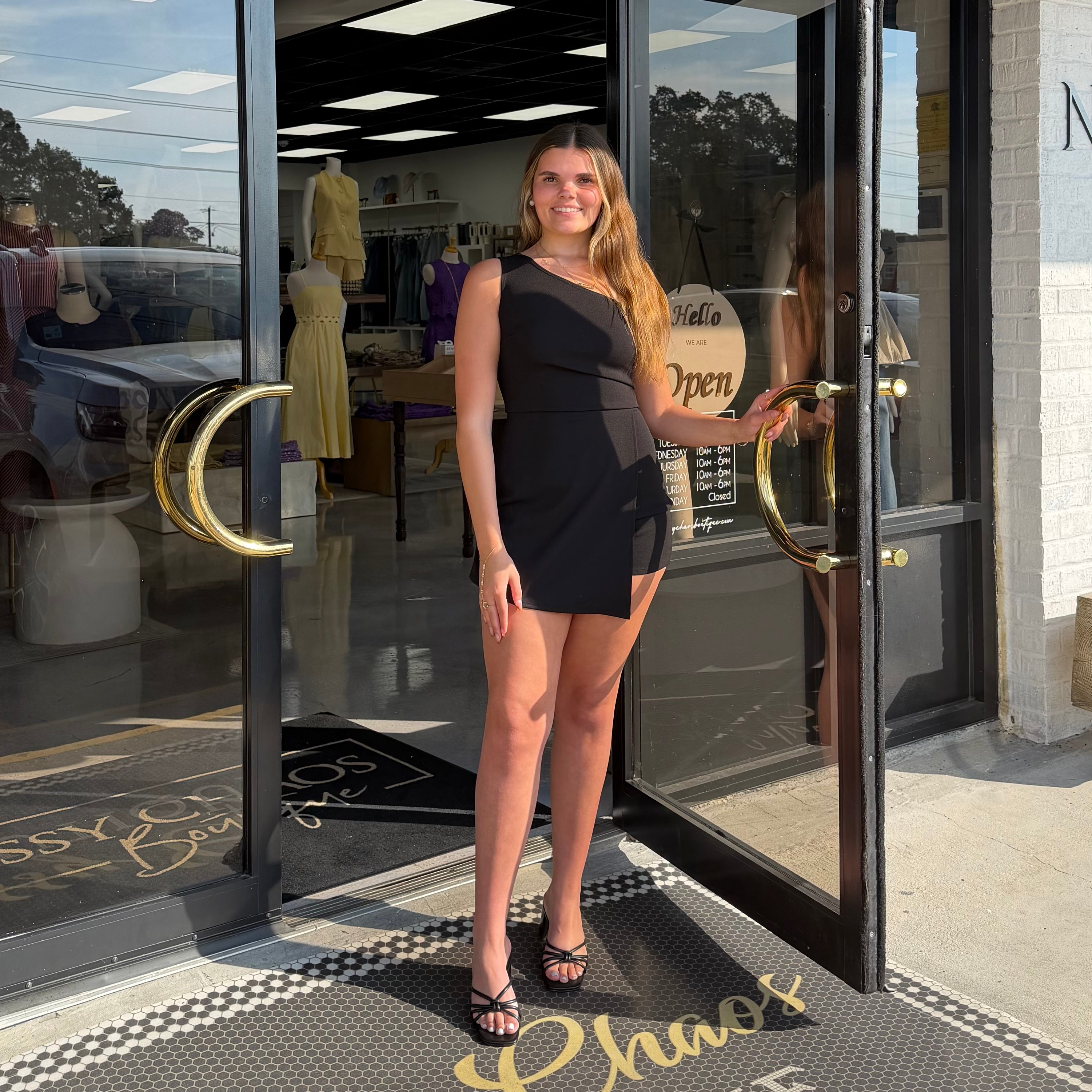 The Sloane One-Shoulder Romper