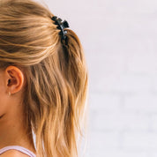 Tiny Classic Hair Clip Jet Black