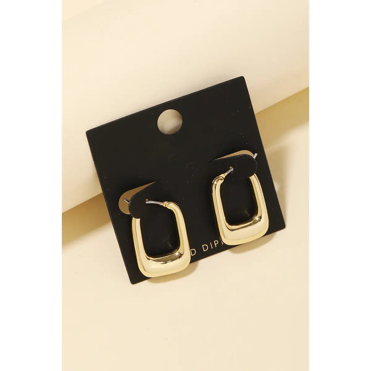 Squared Hoop Earrings