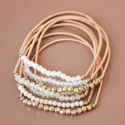 Boho Layered Bracelet Clear