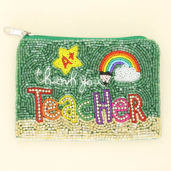 Thank You Teacher Coin Bag