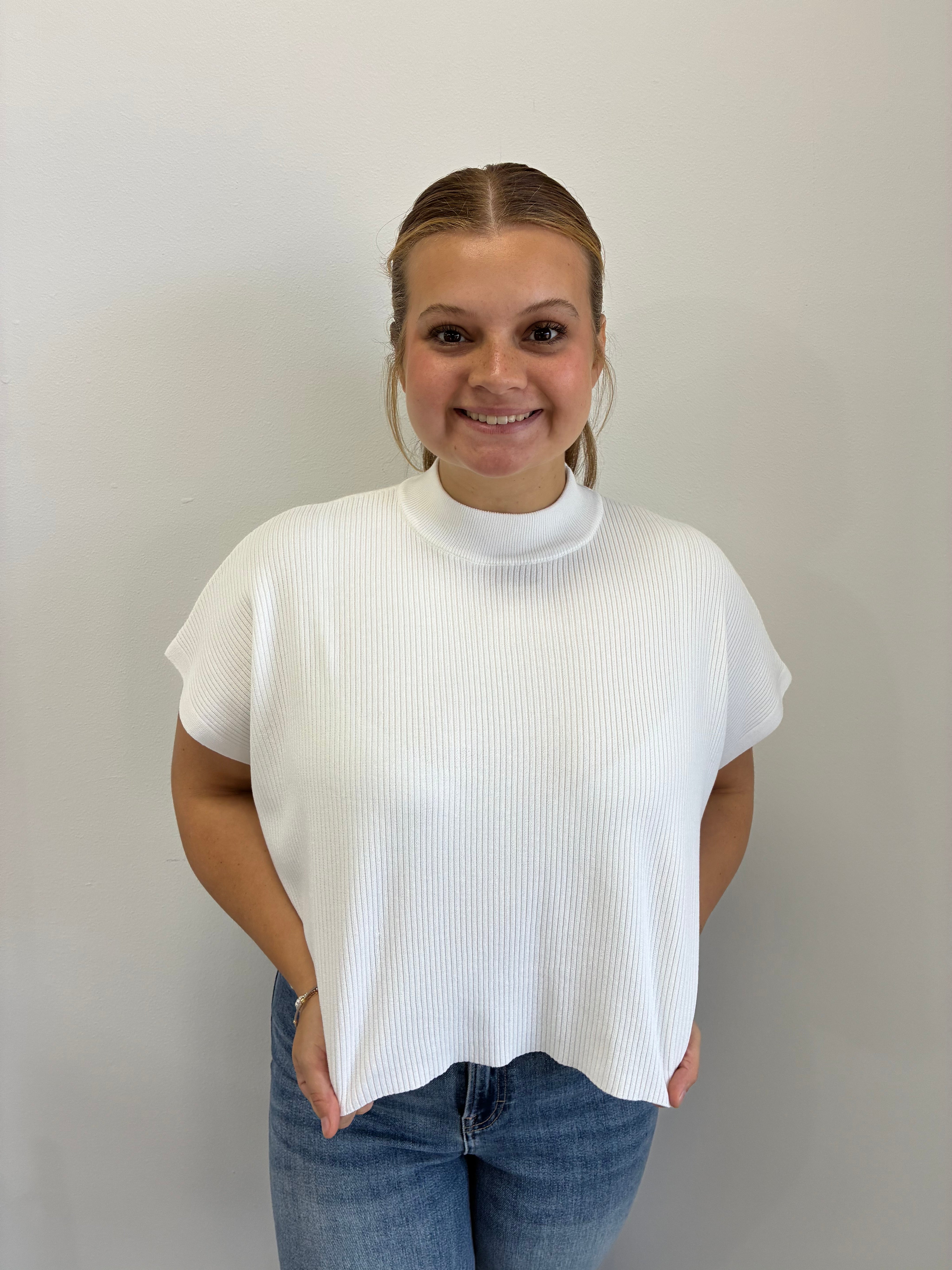 Cecelia Ivory Sweater Top
