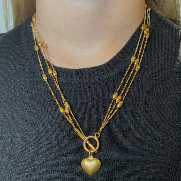 Evelyn Heart Necklace