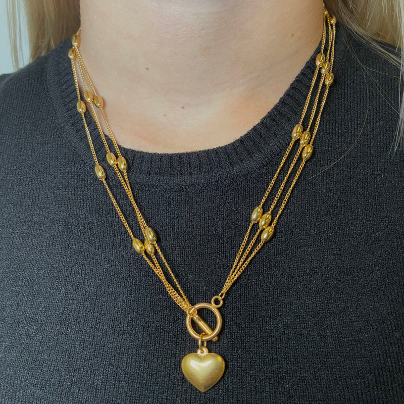 Evelyn Heart Necklace