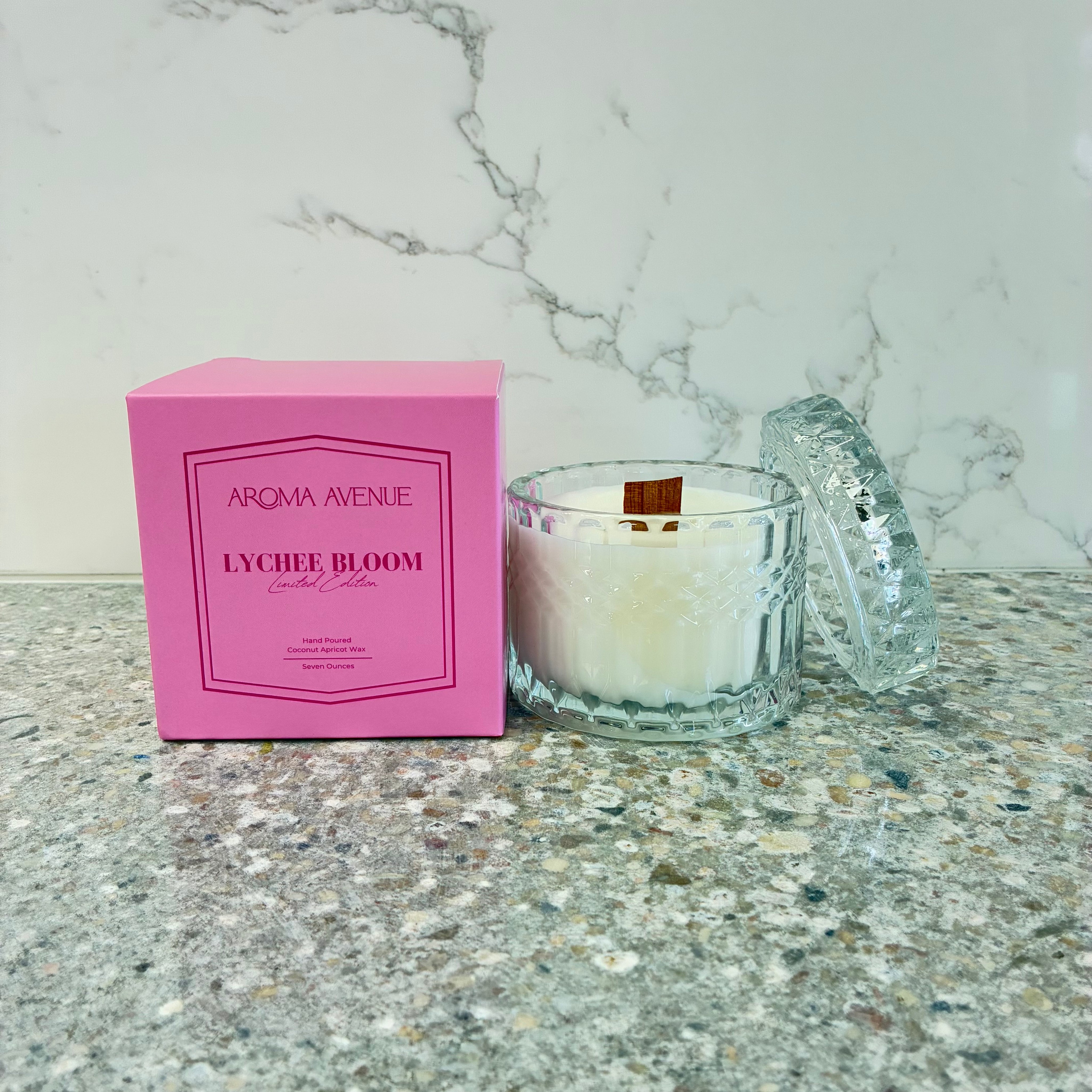 Aroma Avenue Lychee Bloom 7oz Candle