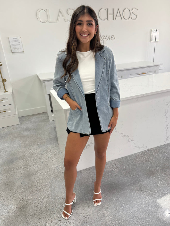 Erika Denim Blazer