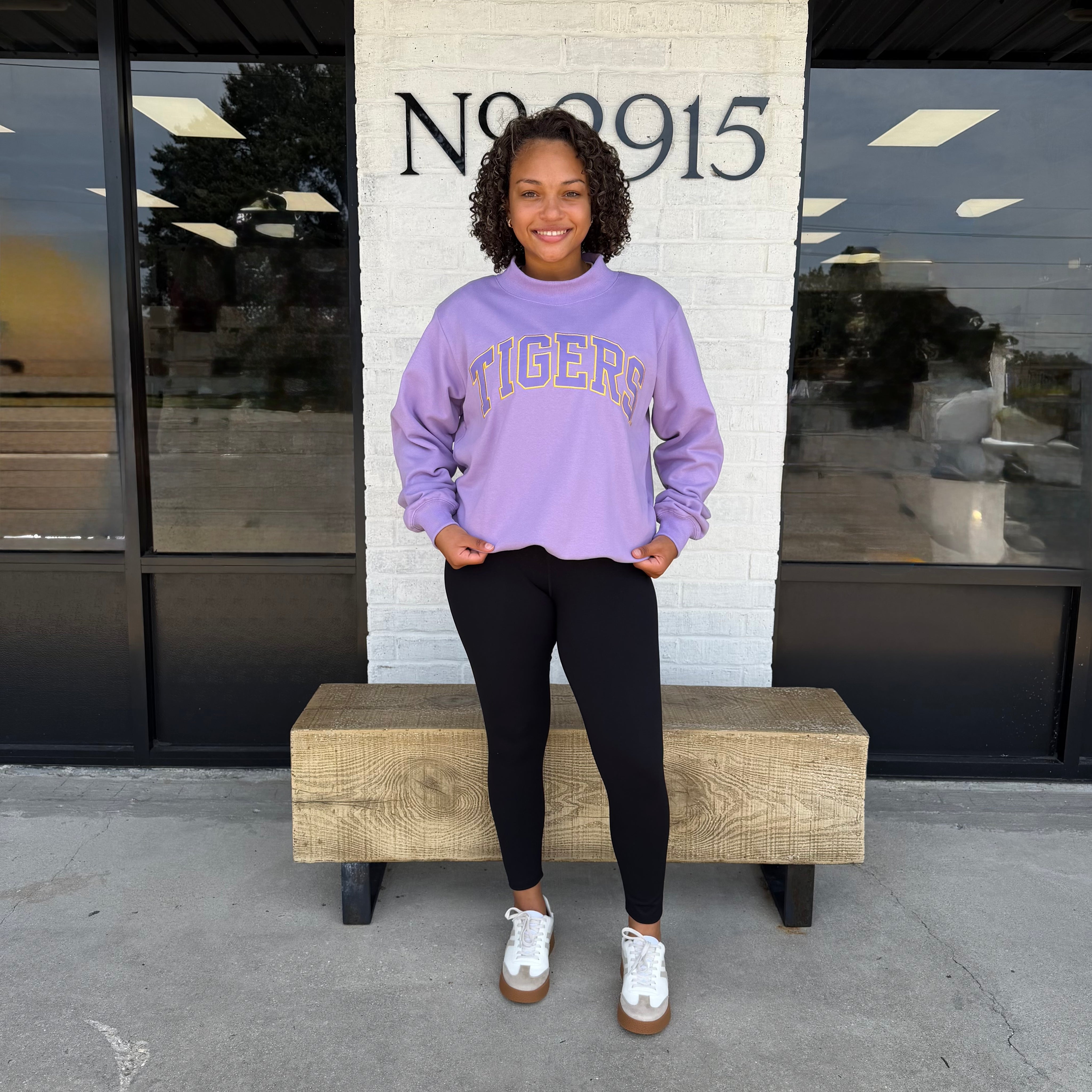 Tigers Varsity Mockneck Sweatshirt