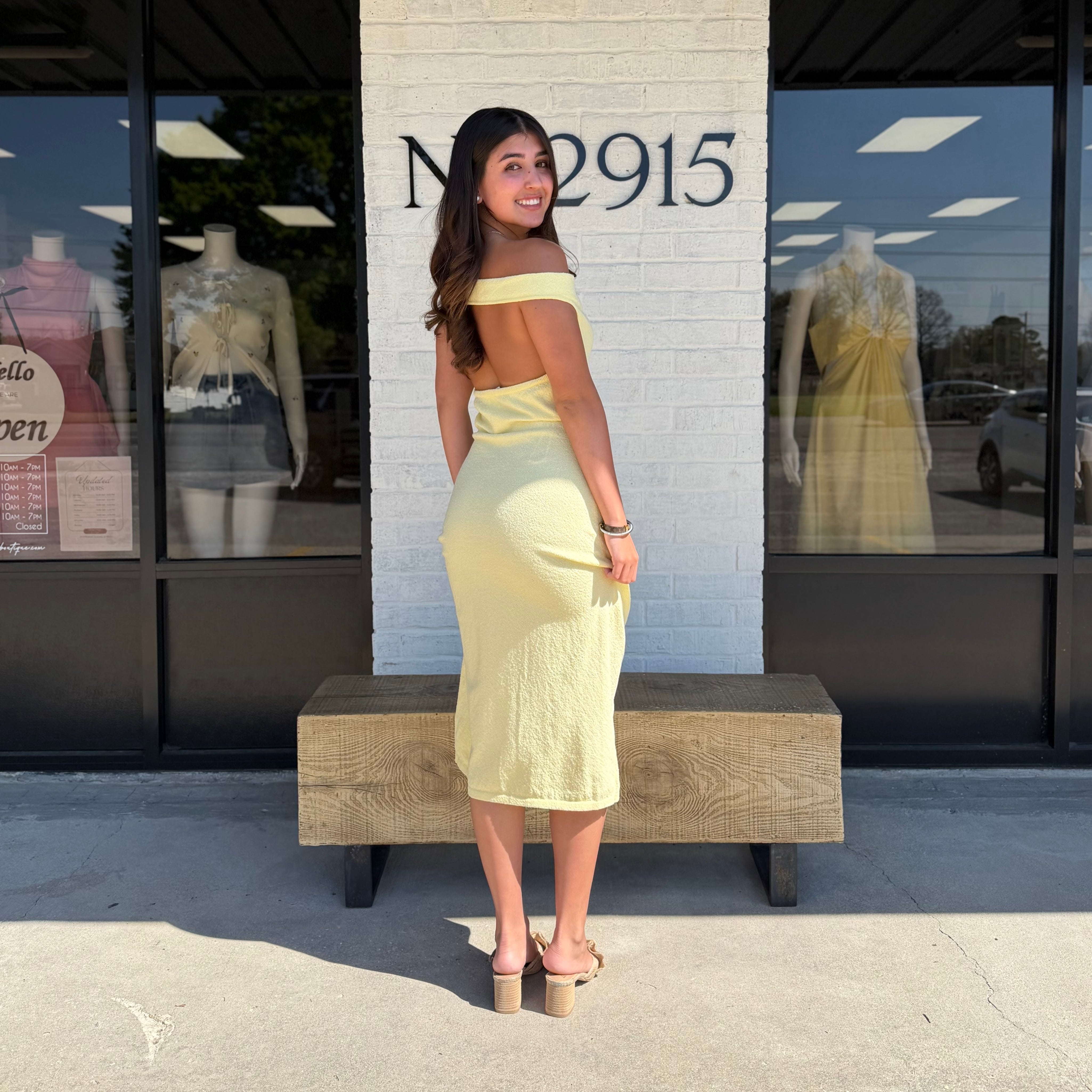 The Golden Hour Knit Dress