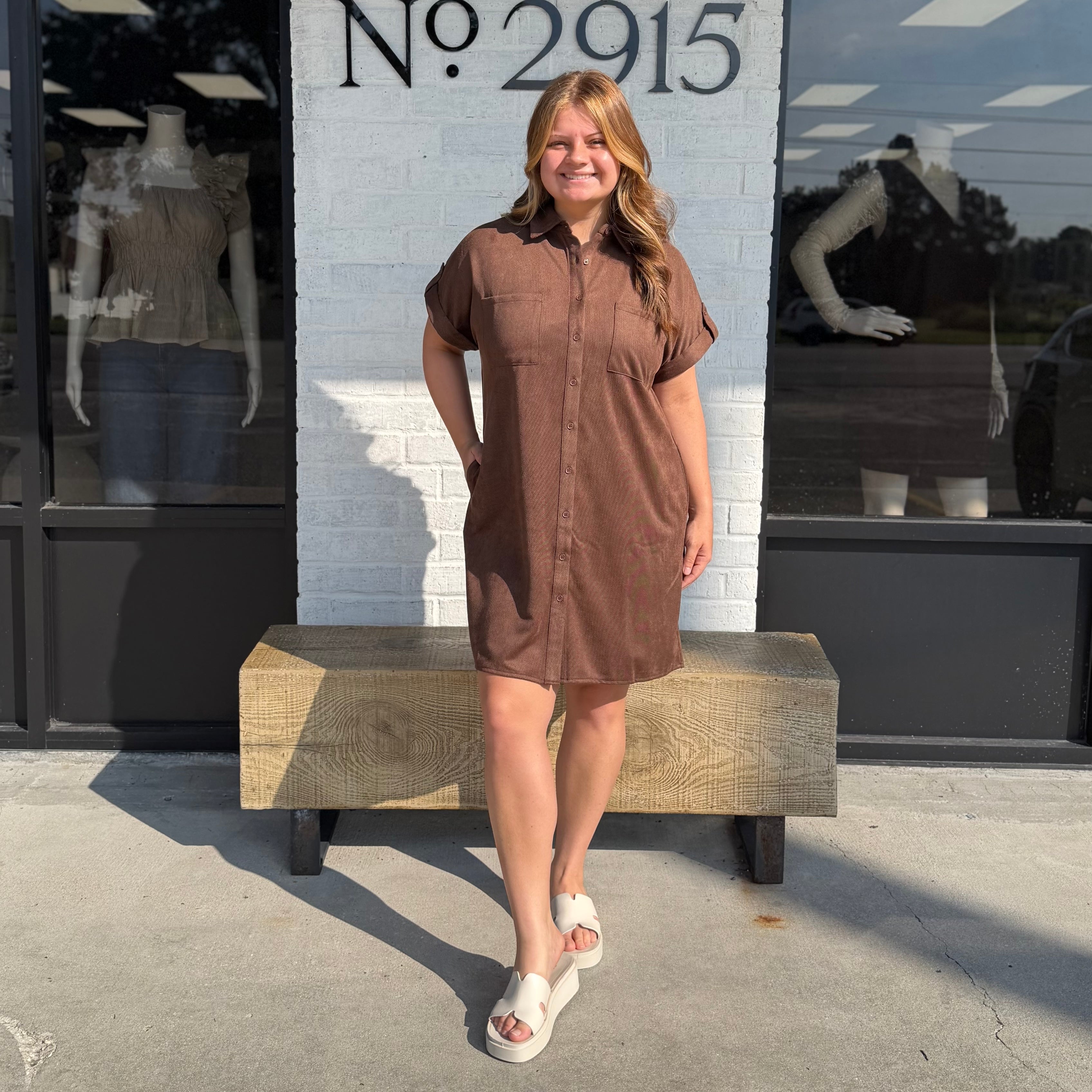 The Montana Suede Dress