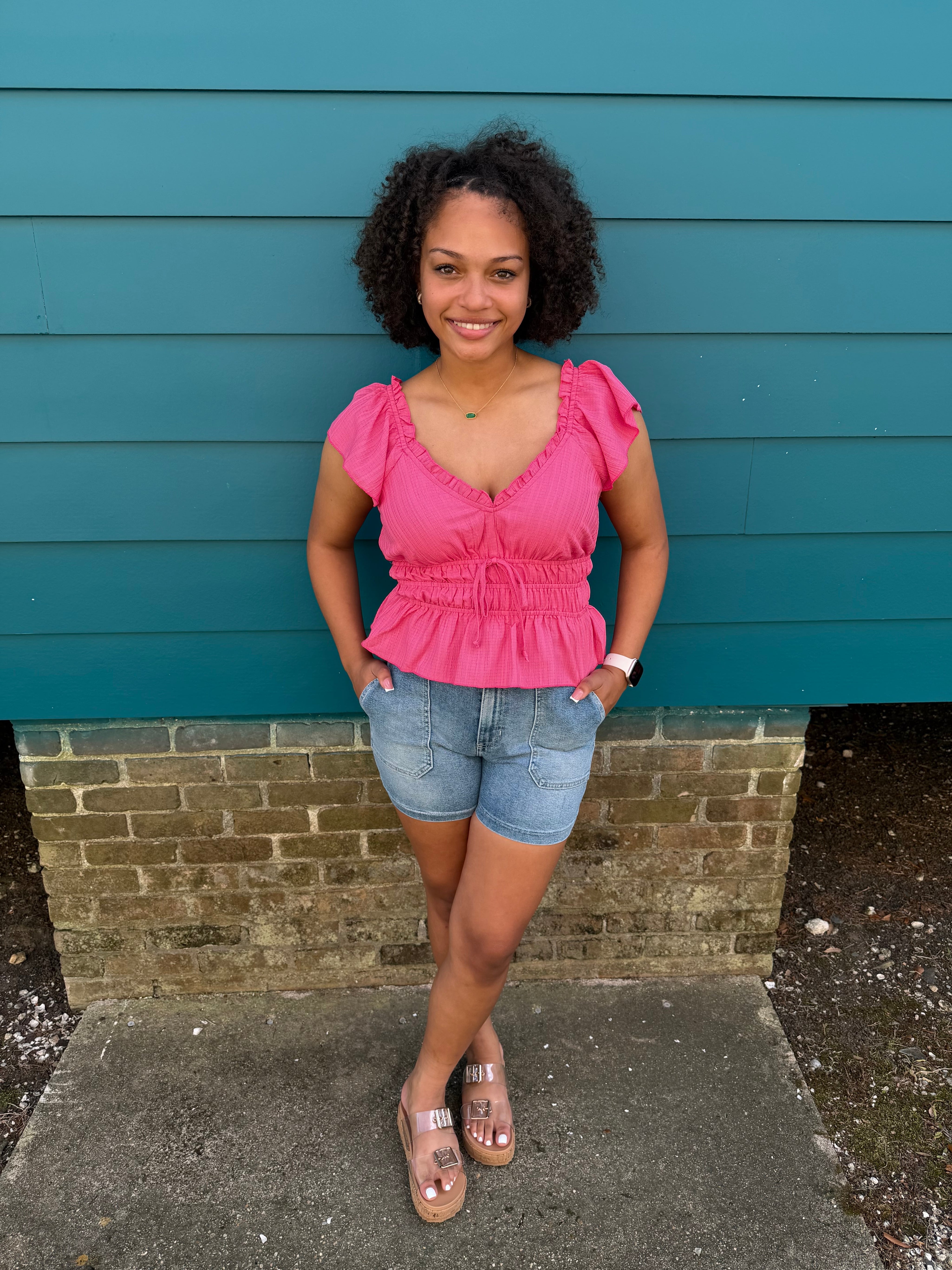 The Easy Breezy Blouse Pink