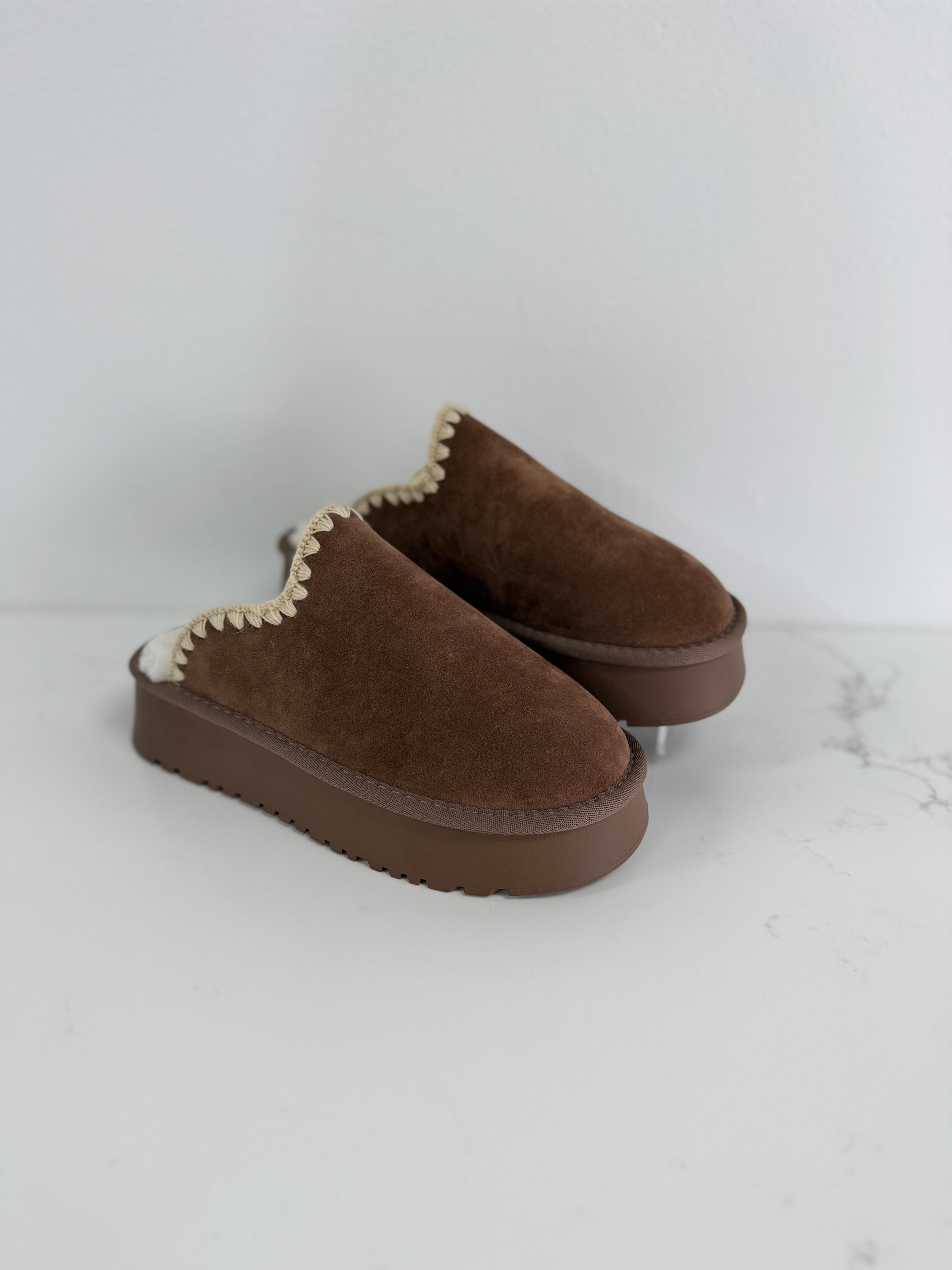Biscotti Platform Slippers