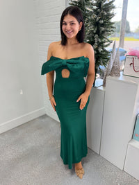 Adalee Bow Maxi Dress