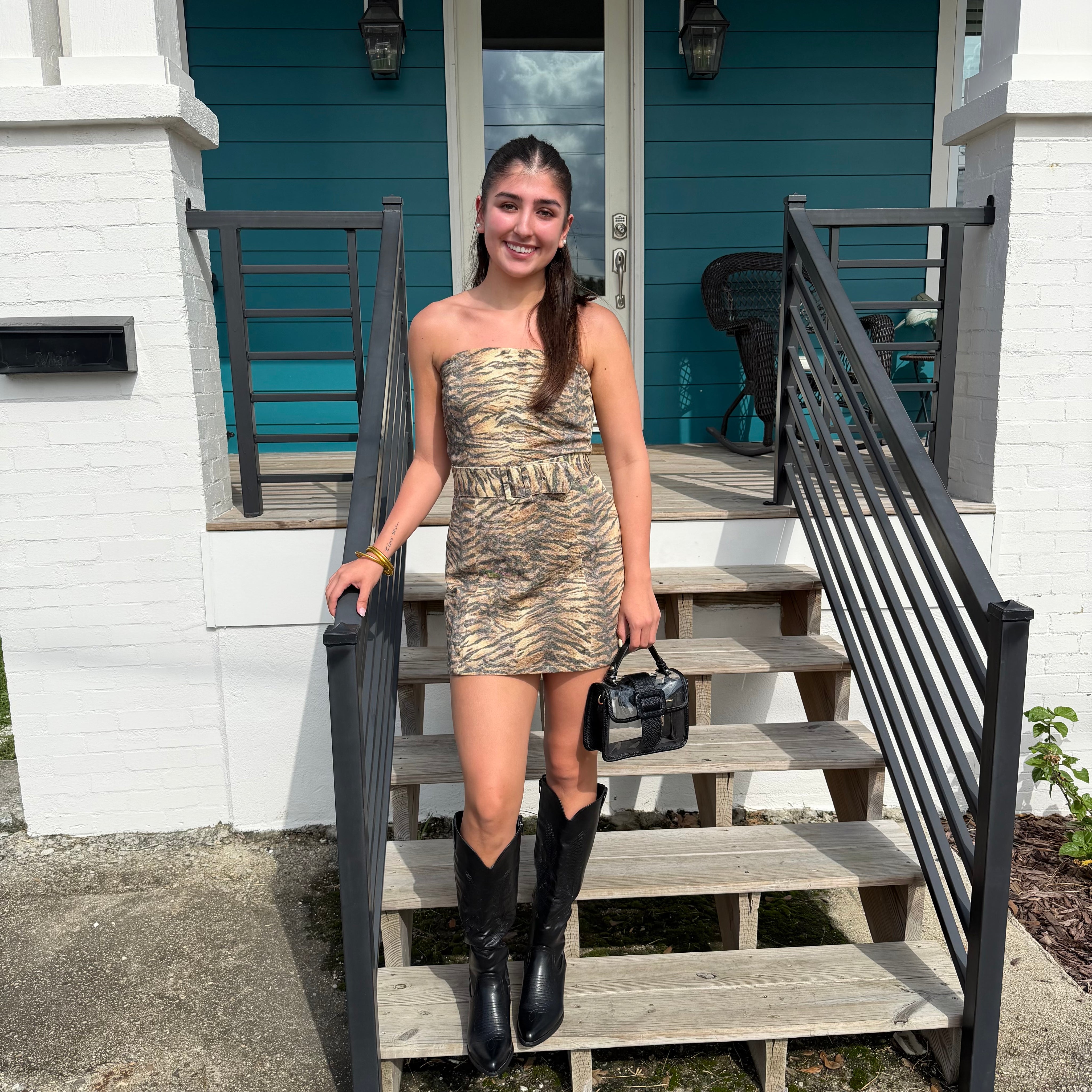 Tiger Territory Denim Dress