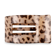 Blonde Tortoise Large Flat Rectangle Hair Clip