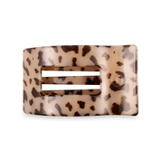 Blonde Tortoise Medium Flat Rectangle Hair Clip