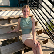 Snatched & Sheer Tank Sage