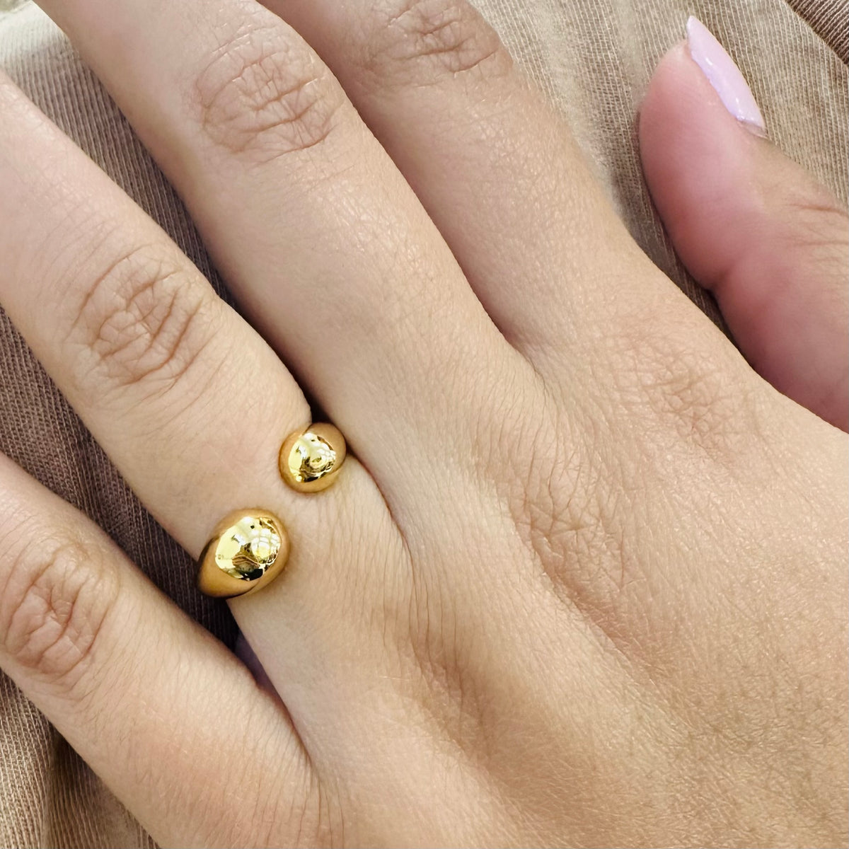 Hailey 18K Gold Plated Ring