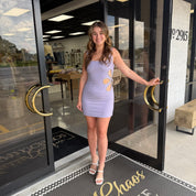 Lilac Luxe Mini Dress