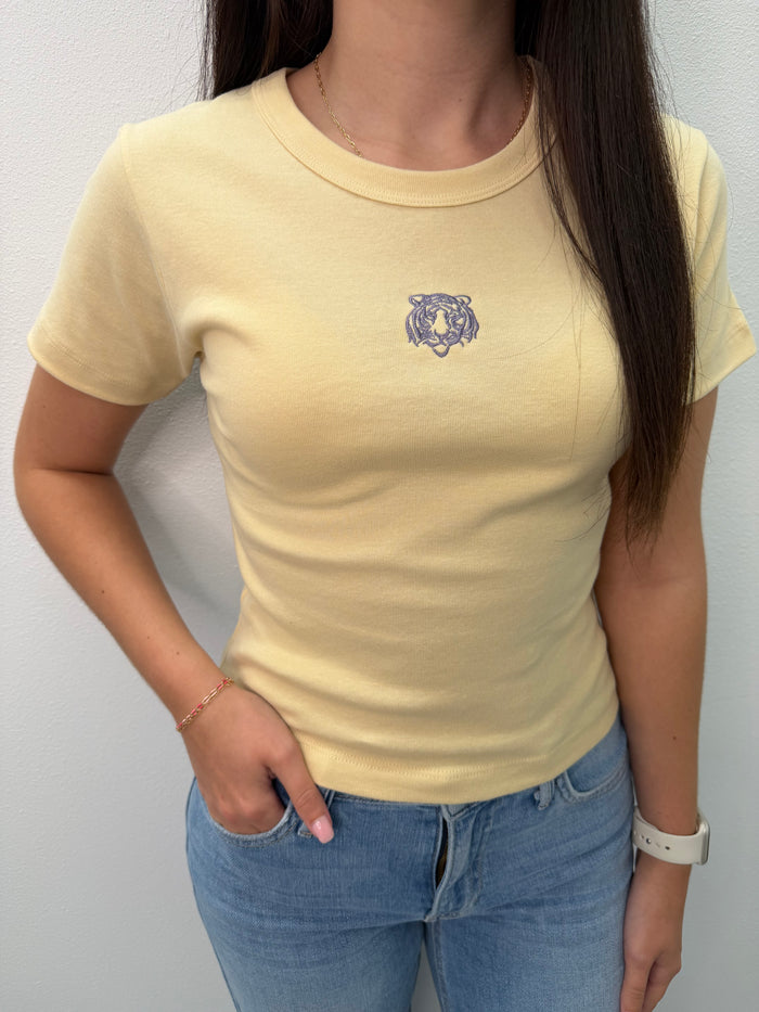 Tiger Latte Baby Tee