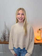 Ariya Sand Beige Sweater