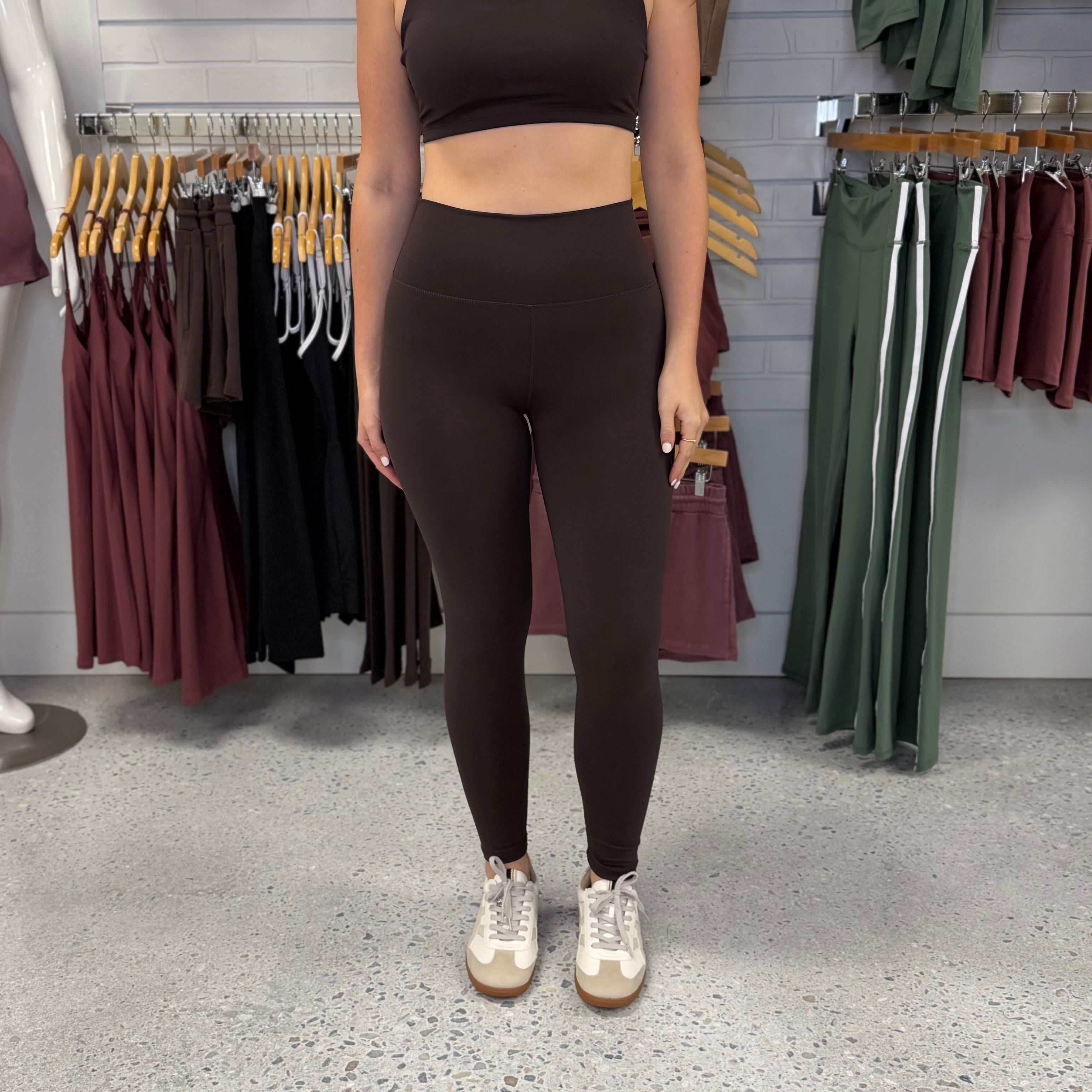 Venice Contour HW Leggings Coffee Bean