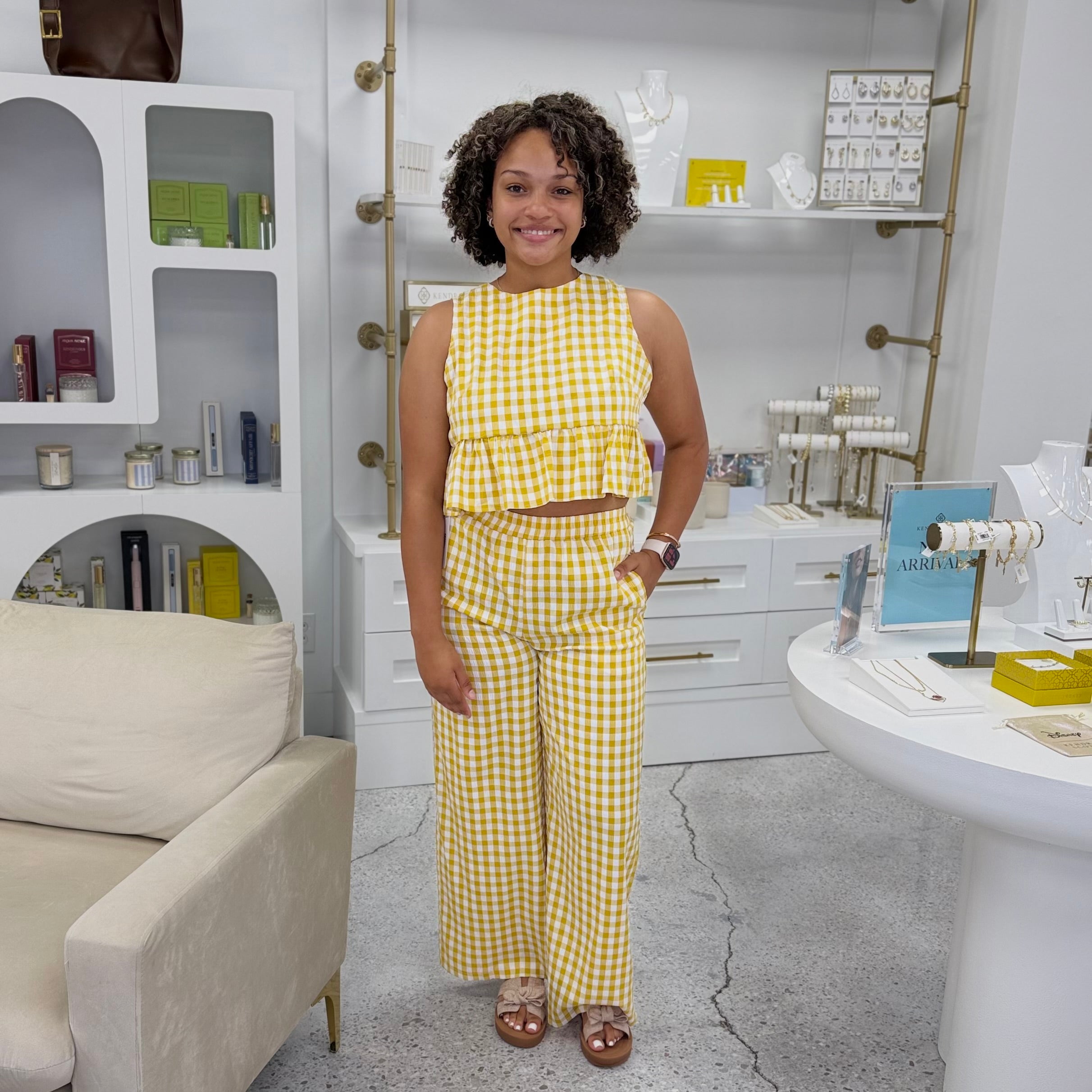 Sunshine Gingham Set