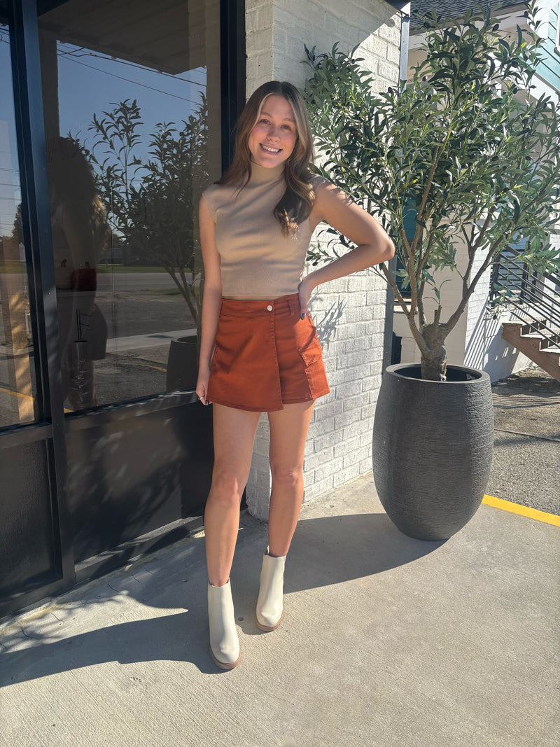 Kaia Beige Sweater Top