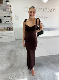 Rylee Maxi Dress Brown
