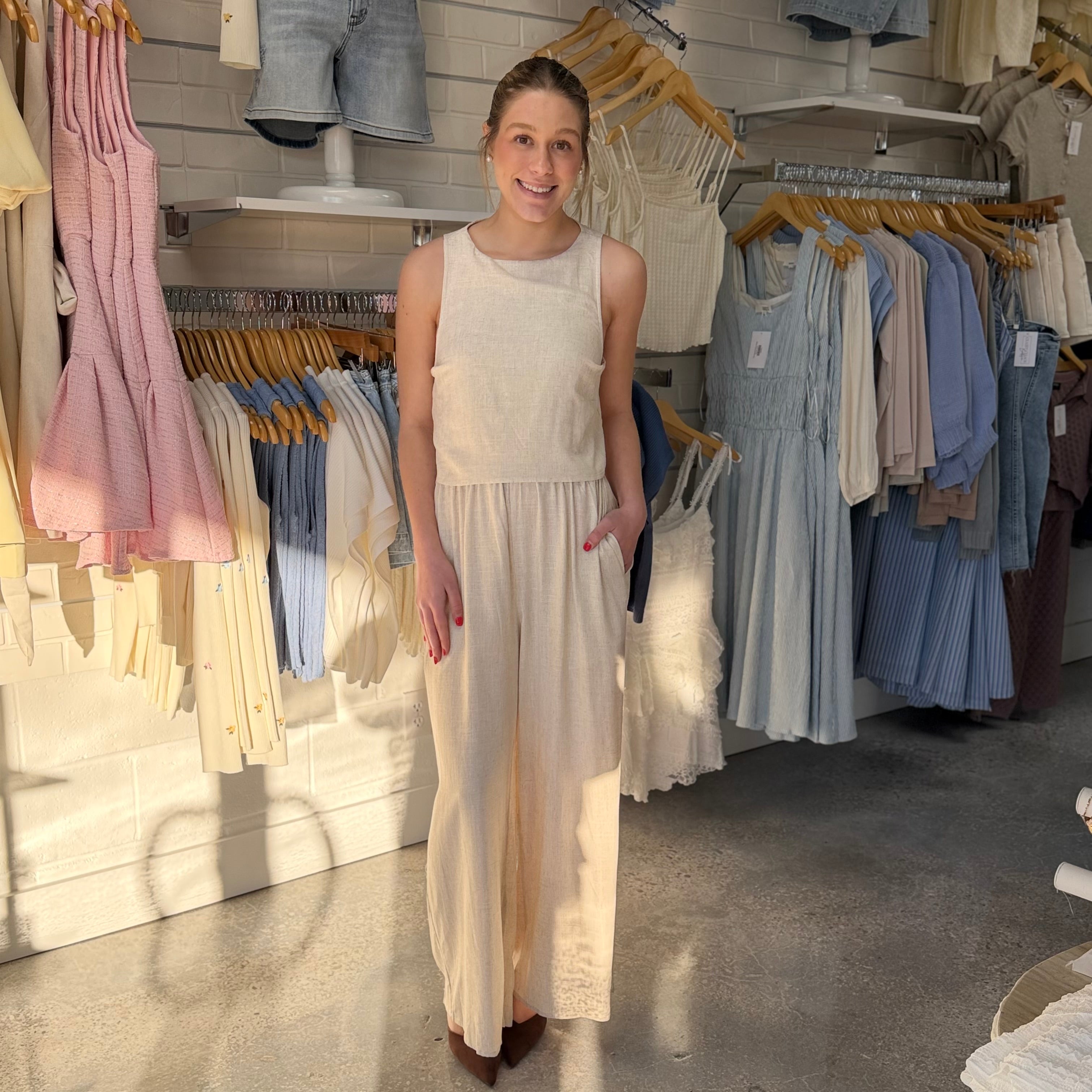 The Indie Linen Jumpsuit