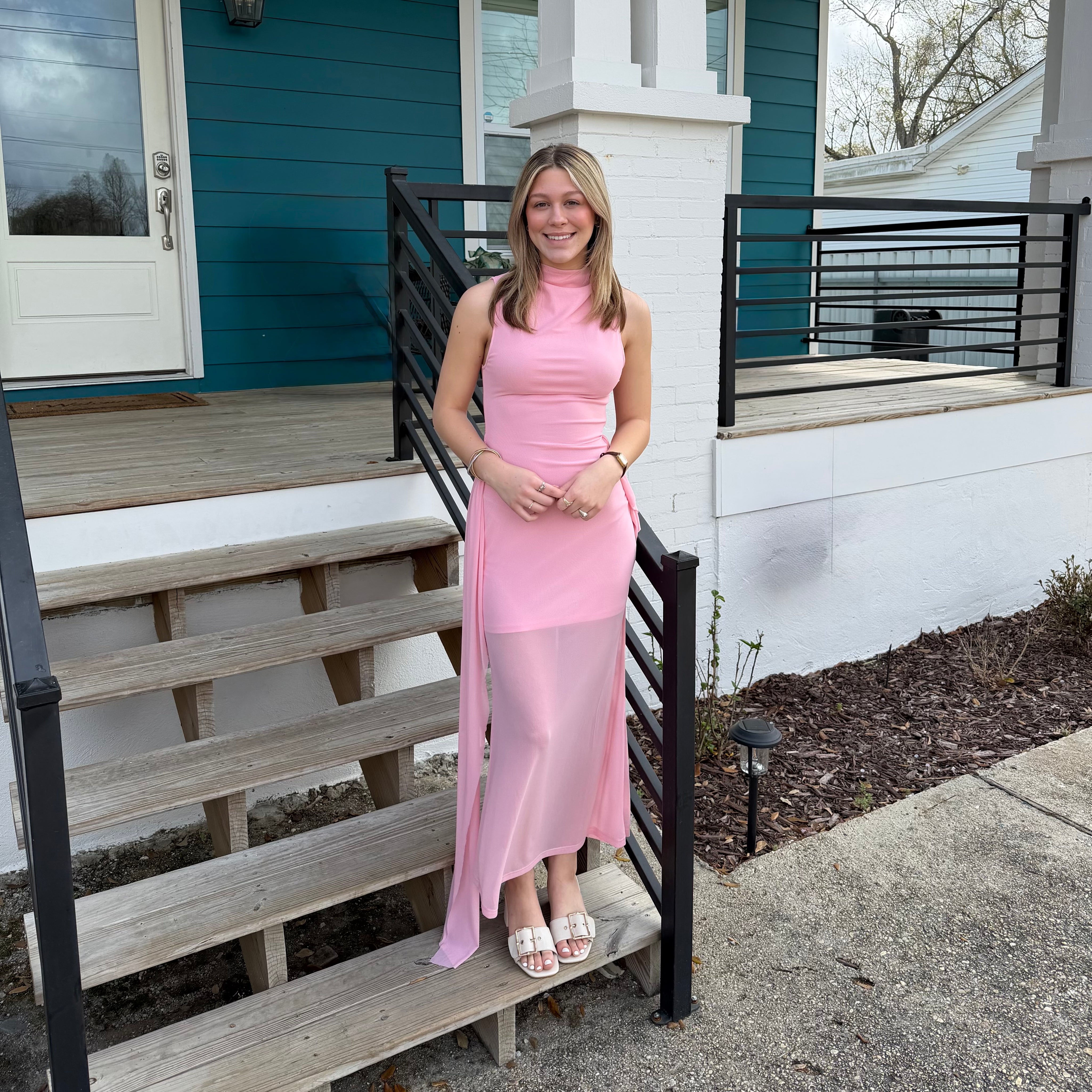 Rosalie Sheer Maxi Dress