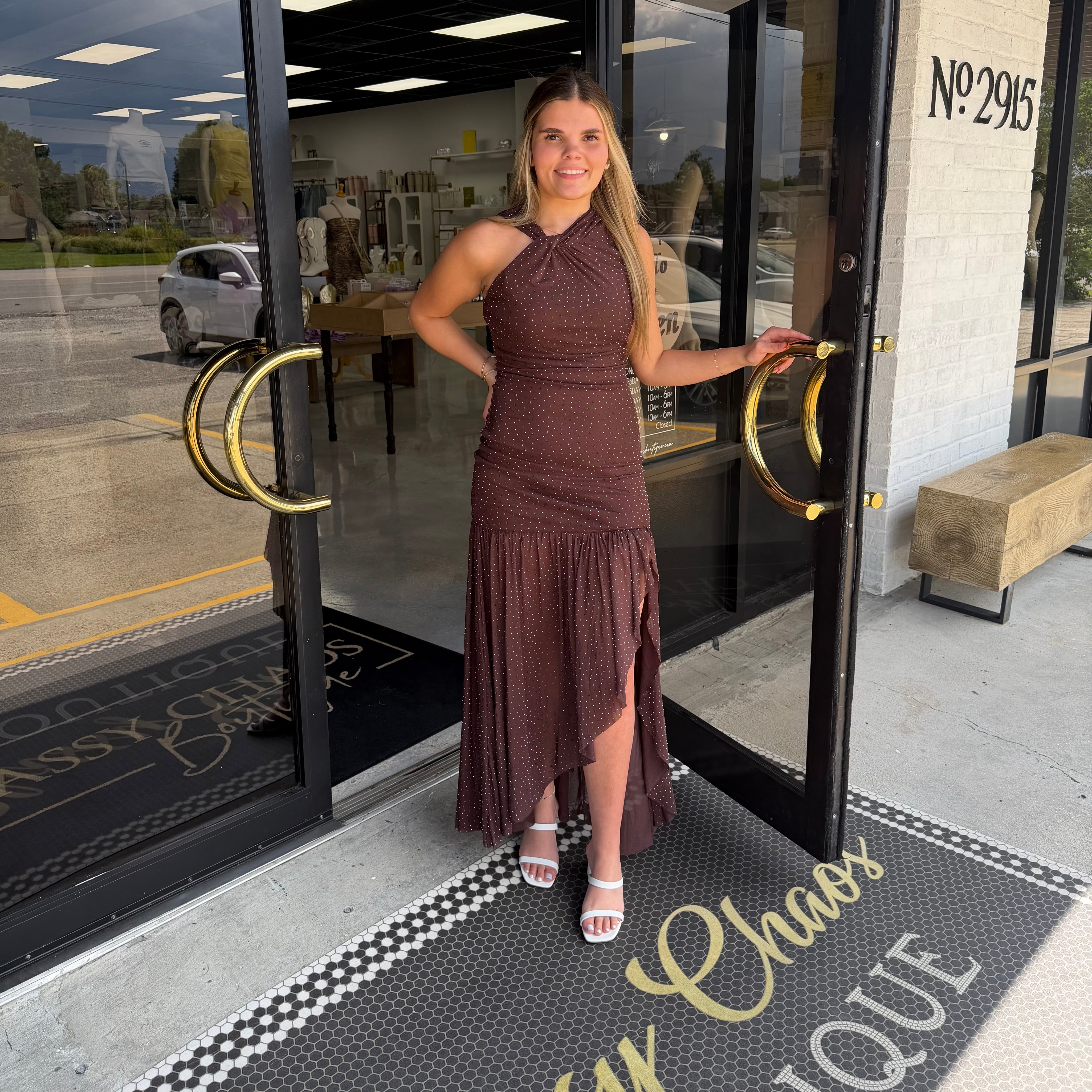 The Brown Sugar Maxi Dress