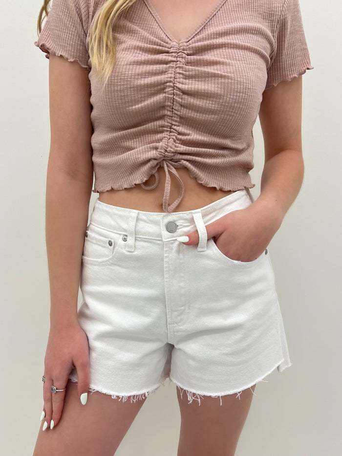 White HR Vintage Short