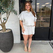 Scallop Knit Duo Set
