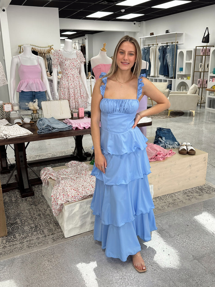 Rena Ruffle Tiered Dress