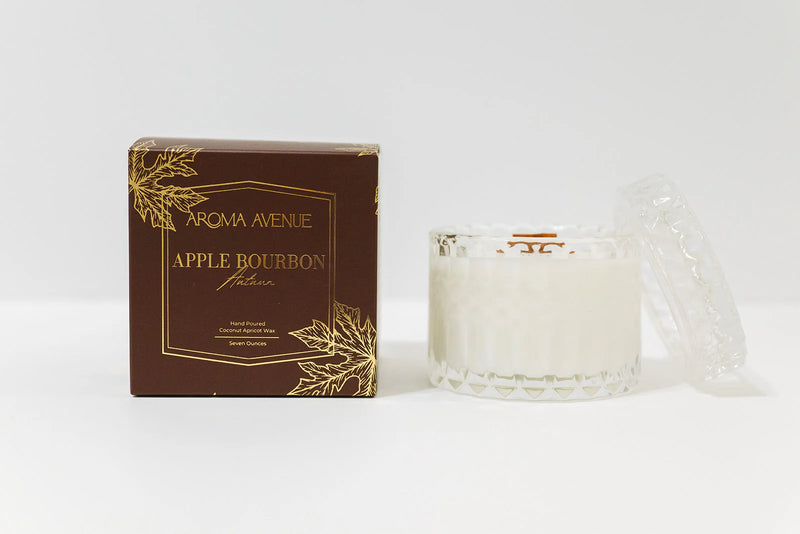 Aroma Avenue Apple Bourbon 7oz Candle