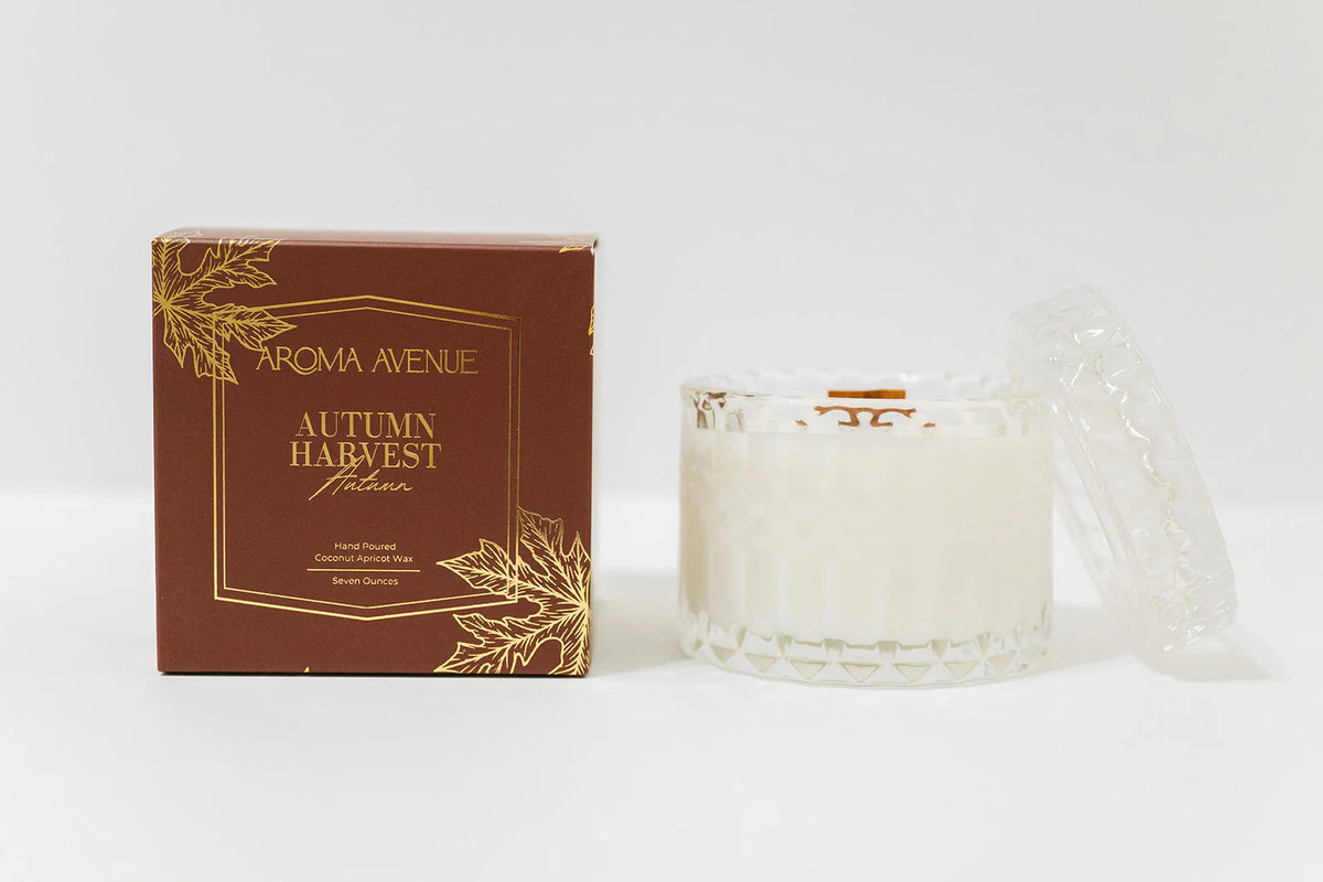 Aroma Avenue Autum Harvest 7oz Candle