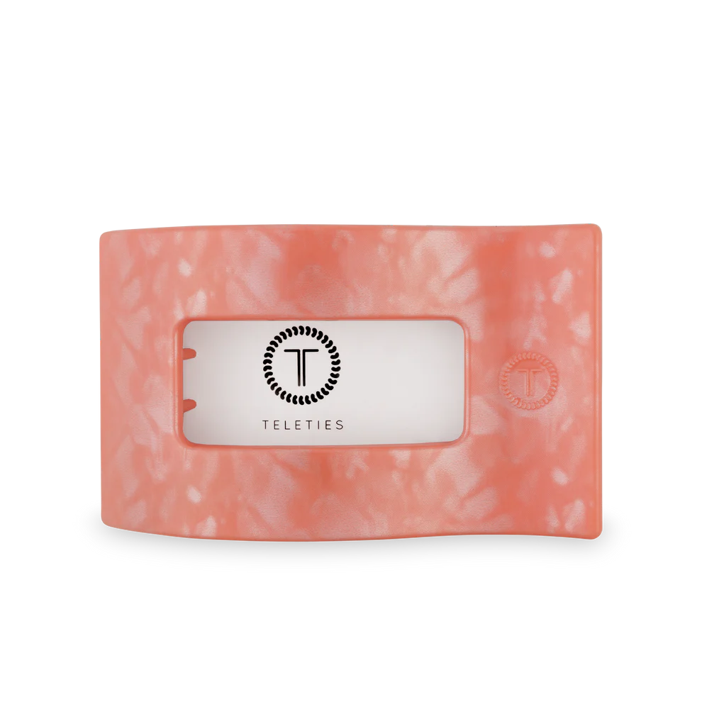 Dreamsicle Large Flat Rectangle Hair Clip