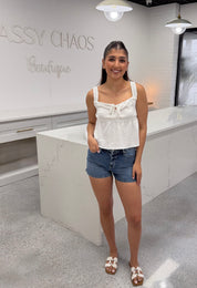Gentle Flow White Tank