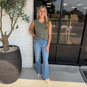 Olive You Sweater Vest Top