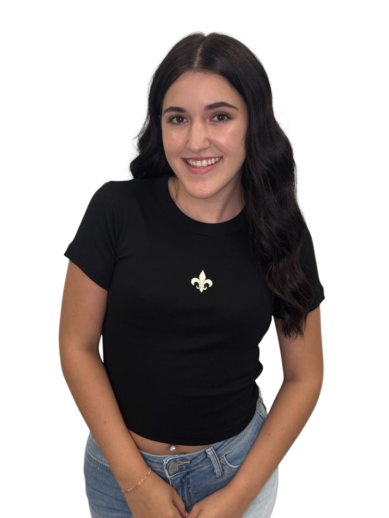 Fleur De Lis Baby Tee