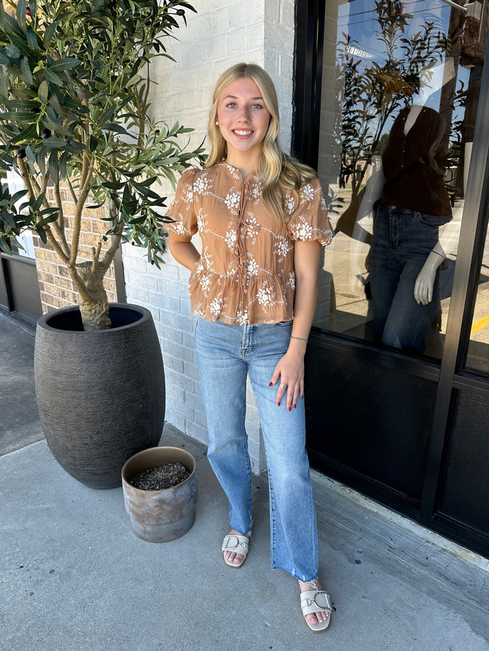 Sadie Peplum Top
