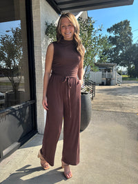 Miriam Mock Neck Jumpsuit