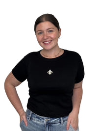 Fleur De Lis Baby Tee