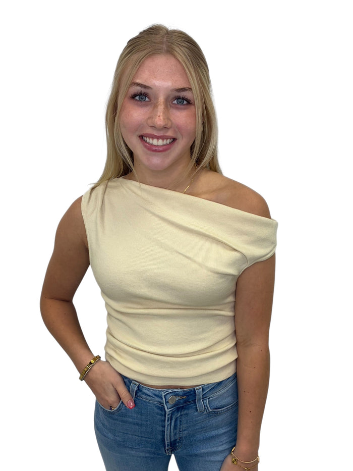 Gabby Top Cream