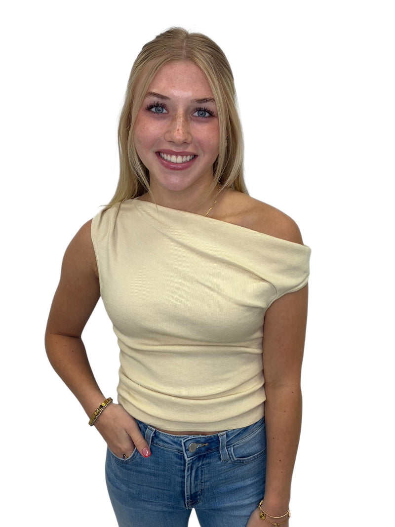 Gabby Top Cream