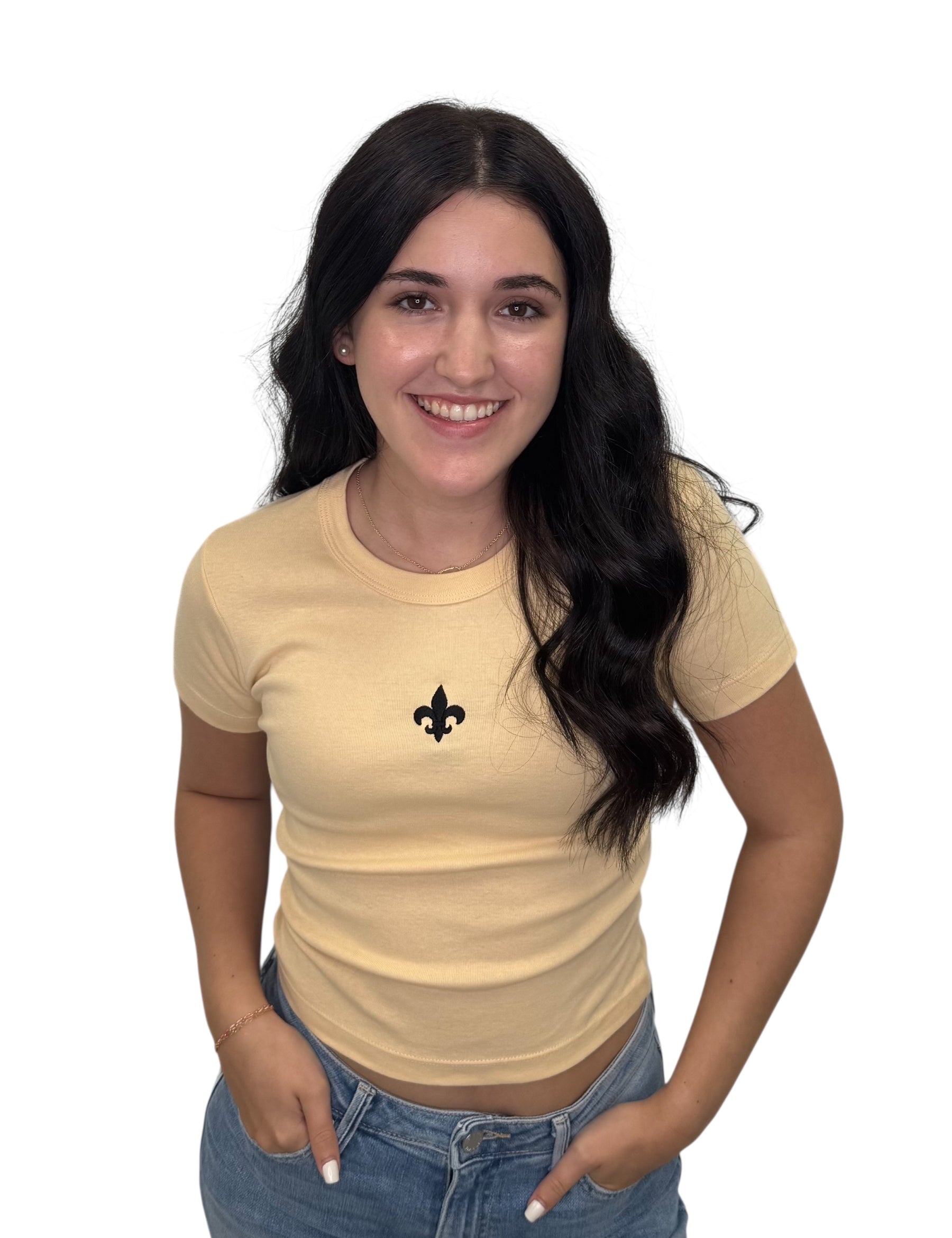 Fleur De Lis Baby Tee